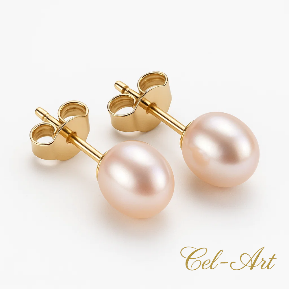 Kolczyki z perłą słodkowodną – packshot